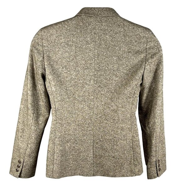 Brooks Brothers Womens 8 Wool Silk Blend Blazer USA Made Quiet Luxury Minimalist - Picture 2 of 15